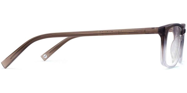 Side View Image of Chase Eyeglasses Collection, by Warby Parker Brand, in Driftwood Fade Color