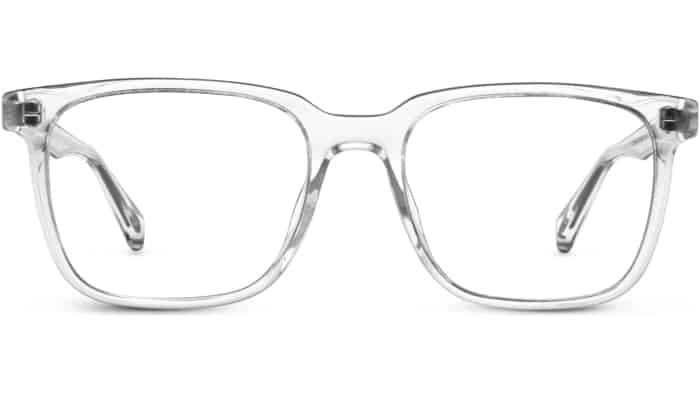 Front View Image of Chamberlain Eyeglasses Collection, by Warby Parker Brand, in Crystal Color
