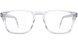 Front View Image of Bensen Eyeglasses Collection, by Warby Parker Brand, in Crystal Color