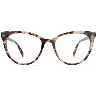 Front View Image of Haley Eyeglasses Collection, by Warby Parker Brand, in Opal Tortoise Color