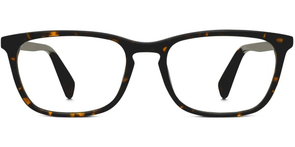 Front View Image of Welty Eyeglasses Collection, by Warby Parker Brand, in Whiskey Tortoise Color