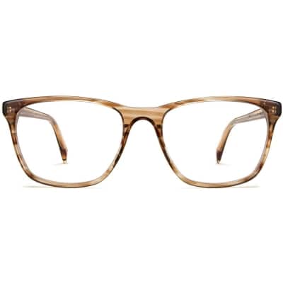 Front View Image of Yardley Eyeglasses Collection, by Warby Parker Brand, in Chestnut Crystal Color