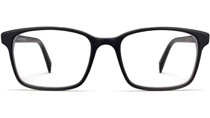 Front View Image of Brady Eyeglasses Collection, by Warby Parker Brand, in Black Matte Eclipse Color