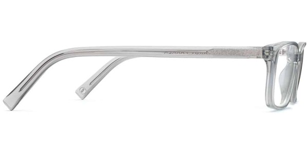 Side View Image of Wilkie Eyeglasses Collection, by Warby Parker Brand, in Sea Glass Grey Color