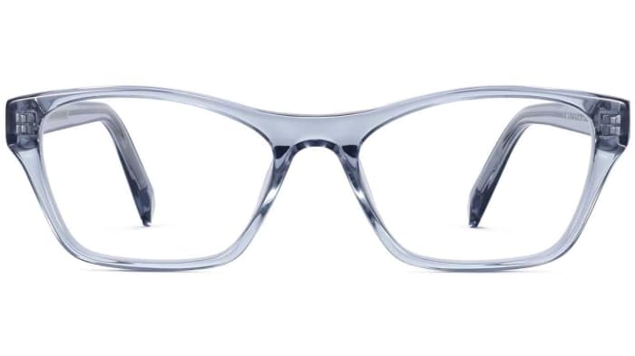Front View Image of Ashe Eyeglasses Collection, by Warby Parker Brand, in Pacific Crystal Color