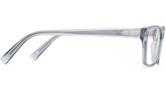 Side View Image of Ashe Eyeglasses Collection, by Warby Parker Brand, in Pacific Crystal Color