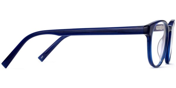 Side View Image of Whalen Eyeglasses Collection, by Warby Parker Brand, in Lapis Crystal Color