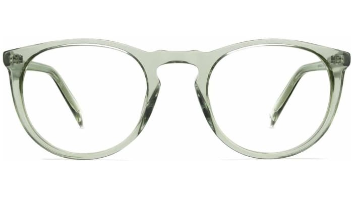Front View Image of Haskell Eyeglasses Collection, by Warby Parker Brand, in Aloe Crystal Color