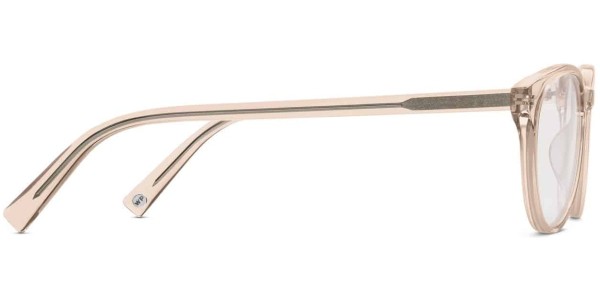 Side View Image of Jane Eyeglasses Collection, by Warby Parker Brand, in Elderflower Crystal Color