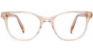 Front View Image of Amelia Eyeglasses Collection, by Warby Parker Brand, in Elderflower Crystal Color
