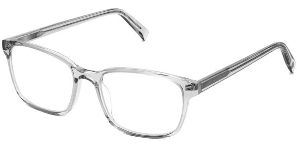 Angle View Image of Brady Eyeglasses Collection, by Warby Parker Brand, in Sea Glass Grey Color