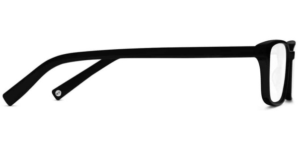 Side View Image of Hardy Eyeglasses Collection, by Warby Parker Brand, in Jet Black Color
