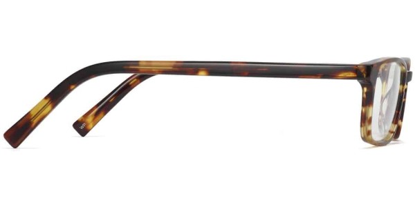 Side View Image of Hardy Eyeglasses Collection, by Warby Parker Brand, in Root Beer Color