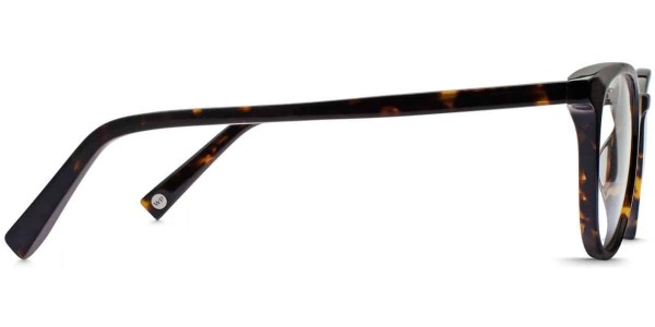 Side View Image of Durand Eyeglasses Collection, by Warby Parker Brand, in Whiskey Tortoise Color