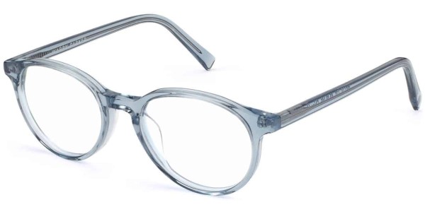 Angle View Image of Watts Eyeglasses Collection, by Warby Parker Brand, in Pacific Crystal Color