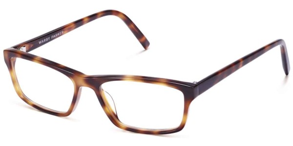 Angle View Image of Godwin Eyeglasses Collection, by Warby Parker Brand, in Oak Barrel Color