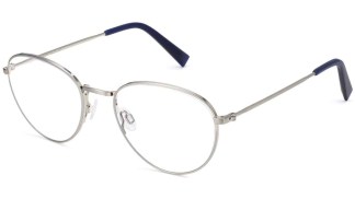 Angle View Image of Hawkins Eyeglasses Collection, by Warby Parker Brand, in Antique Silver Color