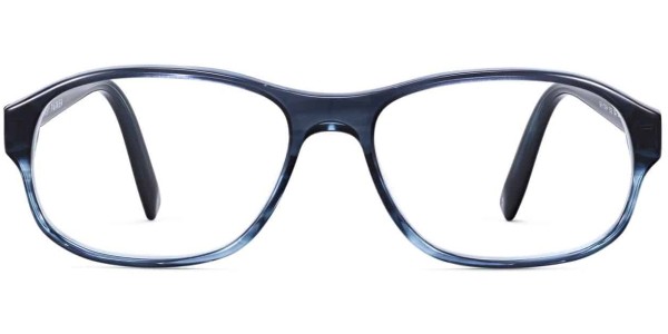 Front View Image of Bryson Eyeglasses Collection, by Warby Parker Brand, in Blue Slate Fade Color