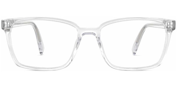 Front View Image of Bryon Eyeglasses Collection, by Warby Parker Brand, in Crystal Color