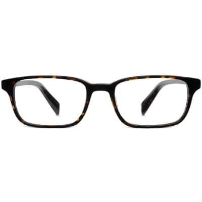 Front View Image of Wilkie Eyeglasses Collection, by Warby Parker Brand, in Whiskey Tortoise Color