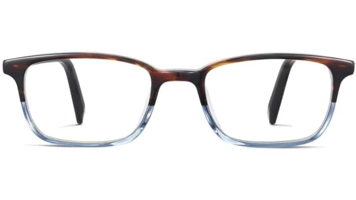 Front View Image of Oliver Eyeglasses Collection, by Warby Parker Brand, in Eastern Bluebird Fade Color