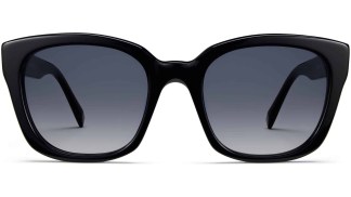 Front View Image of Aubrey Sunglasses Collection, by Warby Parker Brand, in Jet Black Color