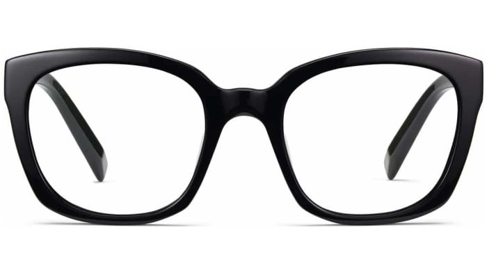 Front View Image of Aubrey Eyeglasses Collection, by Warby Parker Brand, in Jet Black Color