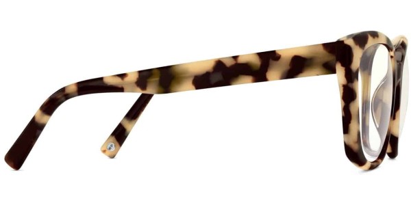 Side View Image of Aubrey Eyeglasses Collection, by Warby Parker Brand, in Marzipan Tortoise Color