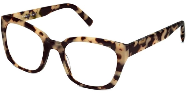 Angle View Image of Aubrey Eyeglasses Collection, by Warby Parker Brand, in Marzipan Tortoise Color