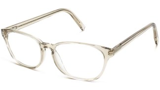 Angle View Image of Clemens Eyeglasses Collection, by Warby Parker Brand, in Smoky Quartz Crystal Color