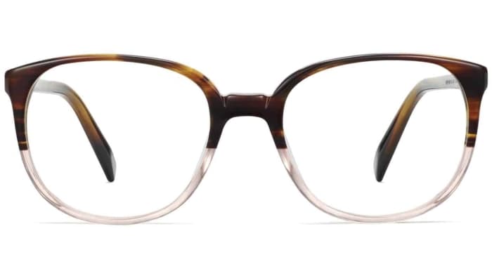 Front View Image of Eugene Eyeglasses Collection, by Warby Parker Brand, in Tea Rose Fade Color