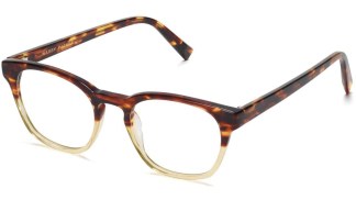 Angle View Image of Felix Eyeglasses Collection, by Warby Parker Brand, in Chamomile Fade Color