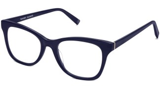 Angle View Image of Hallie Eyeglasses Collection, by Warby Parker Brand, in Lapis Crystal Color
