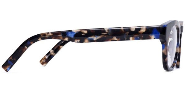 Side View Image of Kimball Eyeglasses Collection, by Warby Parker Brand, in Tanzanite Tortoise Color