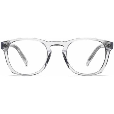 Front View Image of Topper Eyeglasses Collection, by Warby Parker Brand, in Crystal Color