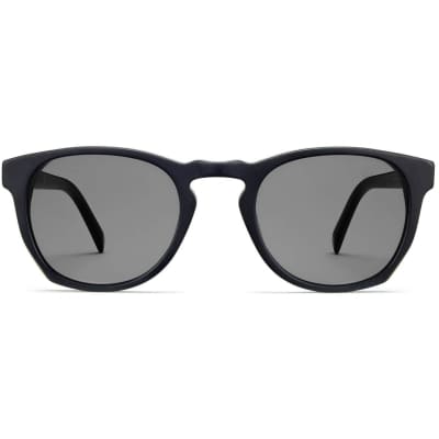 Front View Image of Topper Sunglasses Collection, by Warby Parker Brand, in Black Matte Eclipse Color