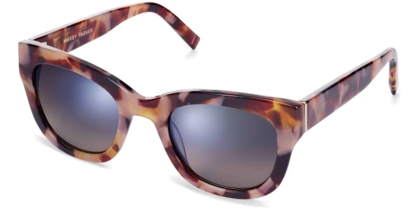Angle View Image of Gemma Sunglasses Collection, by Warby Parker Brand, in Adobe Tortoise Color
