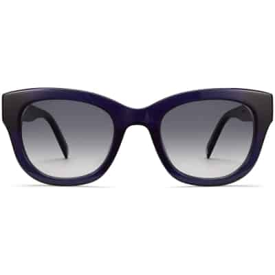 Front View Image of Gemma Sunglasses Collection, by Warby Parker Brand, in Lapis Crystal Color