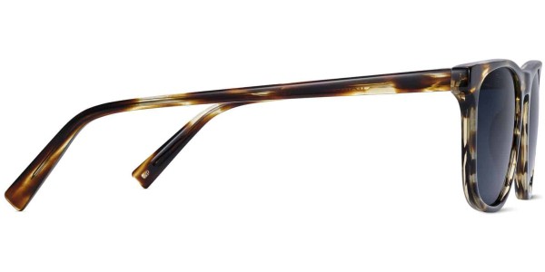Side View Image of Madox Sunglasses Collection, by Warby Parker Brand, in Striped Sassafras Color