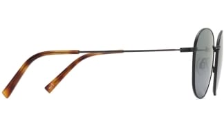 Side View Image of Cyrus Sunglasses Collection, by Warby Parker Brand, in Brushed Ink Color