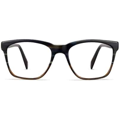 Front View Image of Barkley Eyeglasses Collection, by Warby Parker Brand, in Antique Shale Fade Color