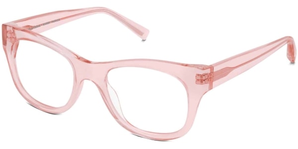 Angle View Image of Silvan Eyeglasses Collection, by Warby Parker Brand, in Peony Color
