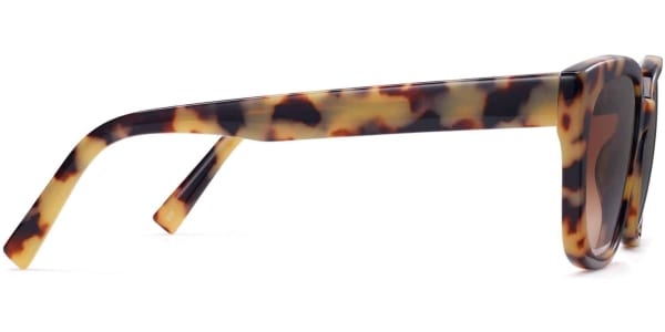 Side View Image of Aubrey Sunglasses Collection, by Warby Parker Brand, in Marzipan Tortoise Color
