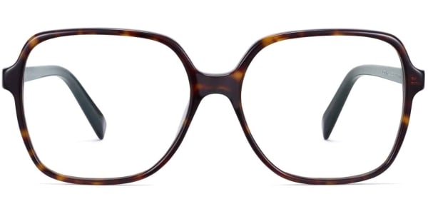 Front View Image of Alston Eyeglasses Collection, by Warby Parker Brand, in Cognac Tortoise Color