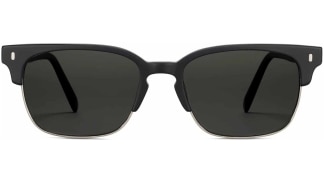 Front View Image of Ames Sunglasses Collection, by Warby Parker Brand, in Black Matte Color