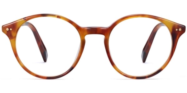 Front View Image of Morgan Eyeglasses Collection, by Warby Parker Brand, in Mesa Tortoise Color