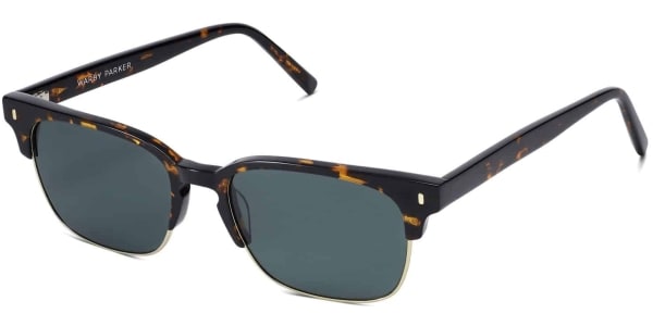 Angle View Image of Ames Sunglasses Collection, by Warby Parker Brand, in Whiskey Tortoise Color