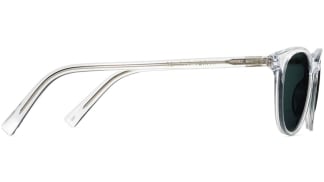 Side View Image of Durand Sunglasses Collection, by Warby Parker Brand, in Crystal Color