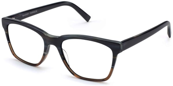 Angle View Image of Barkley Eyeglasses Collection, by Warby Parker Brand, in Antique Shale Fade Color