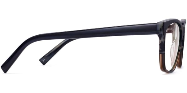 Side View Image of Barkley Eyeglasses Collection, by Warby Parker Brand, in Antique Shale Fade Color